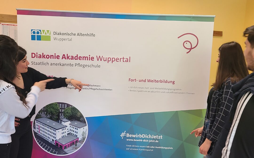 “Mache ich eine Ausbildung im Pflegebereich?”, Workshop der Diakonie