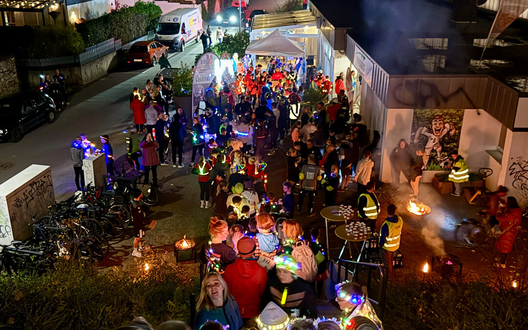 Fackellauf auf der Trasse: Wir laufen als Schule zusammen!